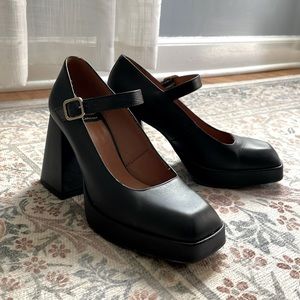 Angel Alarcon (Anthropologie) Mary Jane Block Heels
